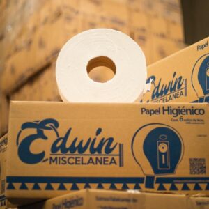 PAPEL HIGIENICO JUMBO 400 MTS (EDWIN) C/6