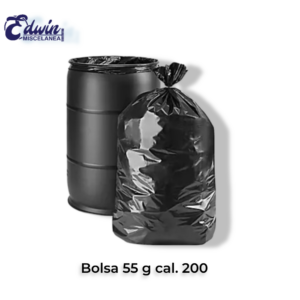 BOLSA NEGRA 55 GALONES CAL 200 70X30X150