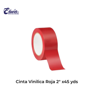 CINTA DELIMITADORA DE 2´´X 30 YDS COLOR ROJO