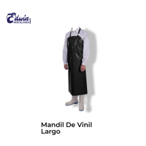 MANDIL DE VINIL BLANCO