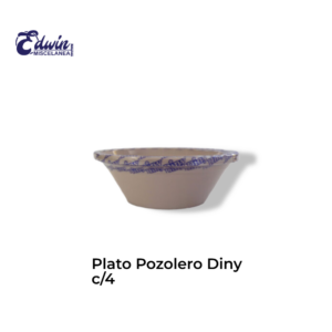 PLATO POZOLERO BEIGE C/4