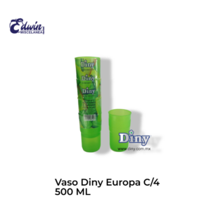 VASO DINY EUROPA C/4 500ML