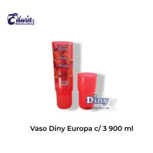 VASO DINY EUROPA C/3 900ML