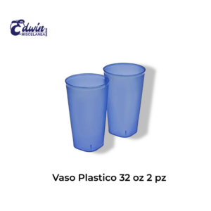 VASO PLASTICO 32 OZ 2 PZ