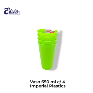 VASO 650 ML C/4