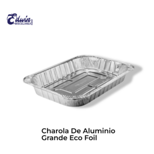 CHAROLA DE ALUMINIO GRANDE ECO FOIL
