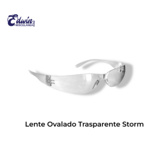 LENTES DE PLASTICO OVALADO TRANSPARENTE ANTIEMPAÑANTE C/12