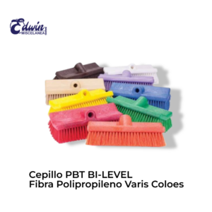 CEPILLO PBT BI-LEVEL FIBRA POLIPROPILENO VARIOS COLORES