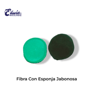 FIBRA CON ESPONJA JABONOSA