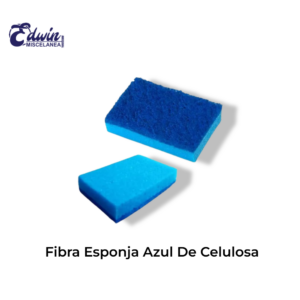 FIBRA ESPONJA AZUL DE CELULOSA