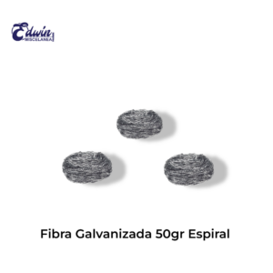 FIBRA GALVANIZADA 50 GR ESPIRAL