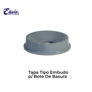 TAPA TIPO EMBUDO P/ BOTE DE BASURA DE 32 GL