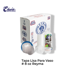 TAPA LISA PARA VASO #8 OZ REYMA