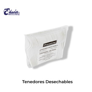 TENEDOR DESECHABLE PLASTICO