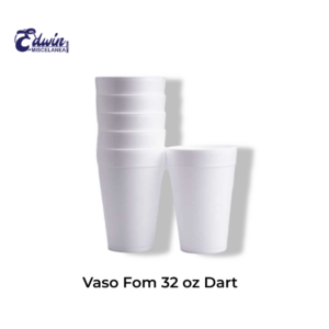 VASO FOM 32OZ DART