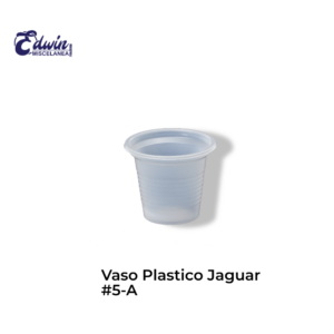 VASO PLASTICO JAGUAR # 5-A