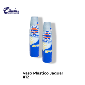 VASO PLASTICO JAGUAR #12