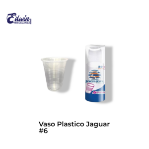 VASO PLASTICO JAGUAR #6