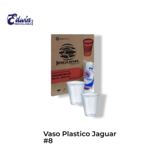 VASO PLASTICO JAGUAR #8