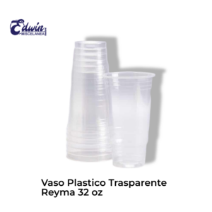 VASOS DE PLASTICO TRANSPARENTE 32 OZ REYMA