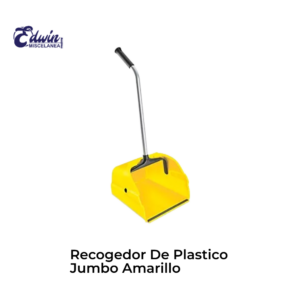 RECOGEDOR DE PLASTICO JUMBO AMARILLO