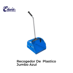 RECOGEDOR DE PLASTICO JUMBO AZUL