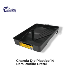 CHAROLA DE PLASTICO 14 PARA RODILLO PRETUL