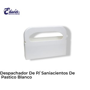 DESPACHADOR P/SANIACIENTOS DE PLASTICO BLANCO