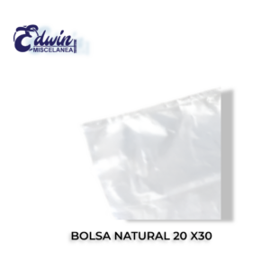 BOLSA NATURAL 20X30