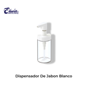 DISPENSADOR DE JABON BLANCO