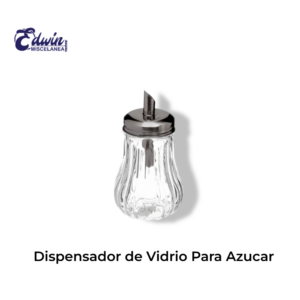 DISPENSADOR DE VIDRIO PARA AZUCAR