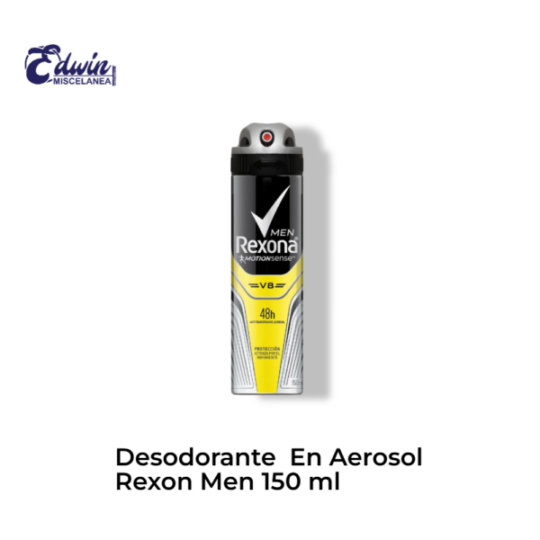 DESODORANTE EN AEROSOL REXONA MEN 150 ML – MISCELANEA EDWIN