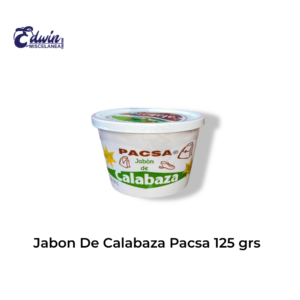 JABON DE CALABAZA PACSA 125 GRS