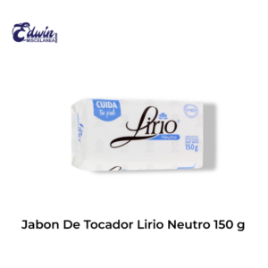 JABON DE TOCADOR LIRIO NEUTRO 150G