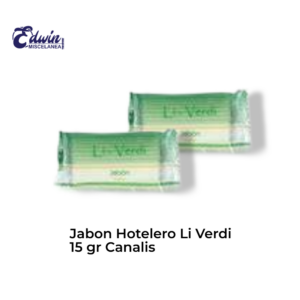 JABON HOTELERO LI VERDI 15GR CANALIS