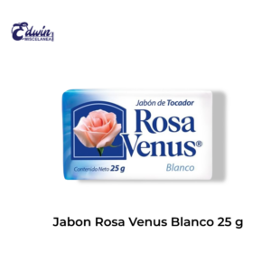 JABON ROSA VENUS BLANCO 25GRS