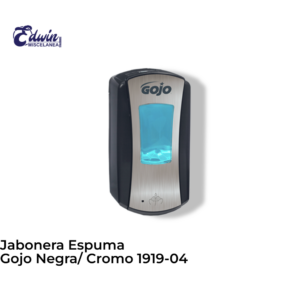 JABONERA ESPUMA GOJO NEGRA/CHROMO 1919-04