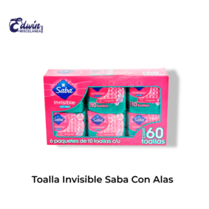 TOALLA INVISIBLE SABA C/ALAS C/60