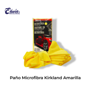 PAÑO DE MICROFIBRA KIRKLAND AMARILLA