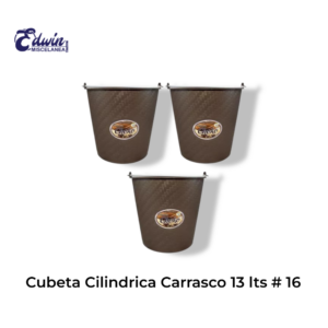 CUBETA CILINDRICA CARRASCO 13 LTS #16