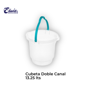 CUBETA CON DOBLE CANAL 13.25 LTS