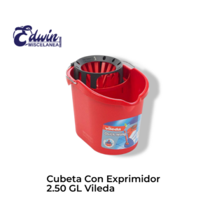 CUBETA CON EXPRIMIDOR 2.5 GL VILEDA