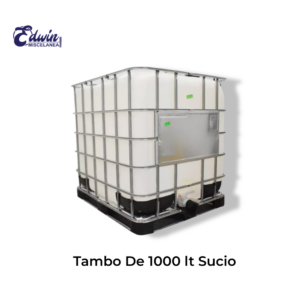 TAMBO DE 1000 LT SUCIO