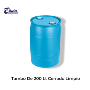 TAMBO DE 200 LT CERRADO (LIMPIO)