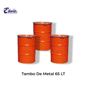 TAMBO DE METAL DE 65 LT