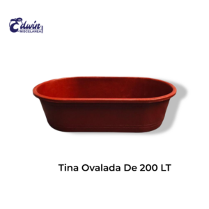 TINA OVALADA DE 200 LT