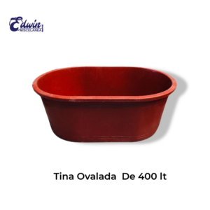 TINA OVALADA DE 400 LT
