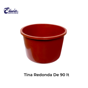 TINA REDONDA DE 90 LT
