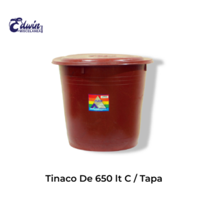 TINACO DE 650 LT. C/TAPA