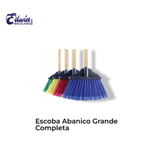 ESCOBA ABANICO GRANDE COMPLETA